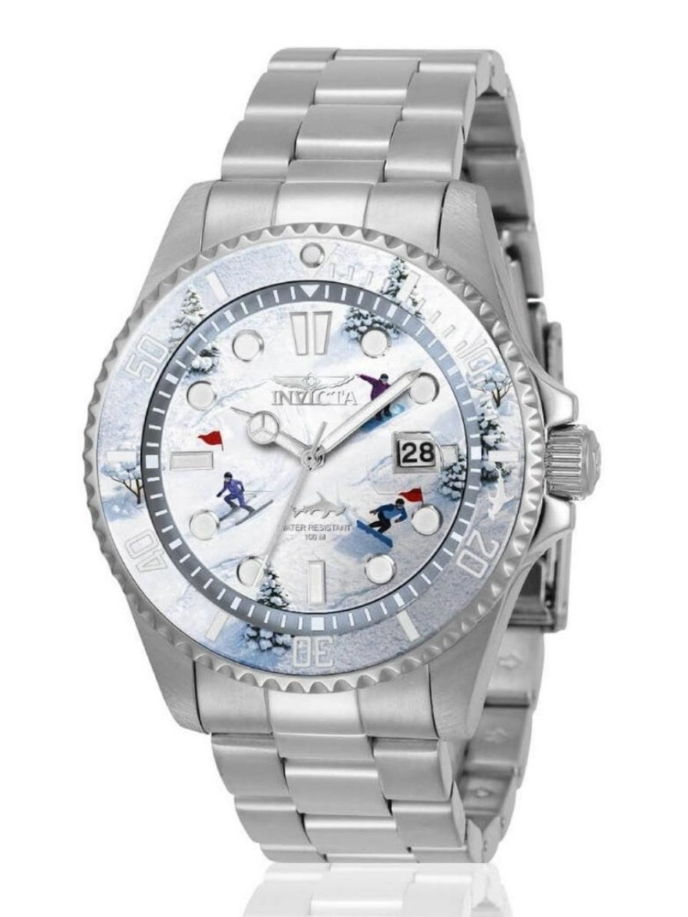 Invicta Pro Diver Unisex Watch - 38mm, Steel (51068) new